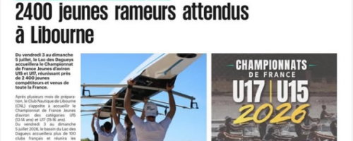 Les championnats de France à Libourne